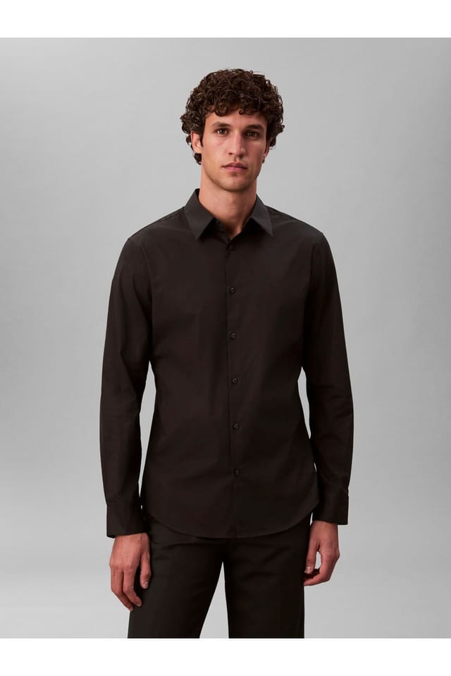 Calvin Klein Calvin Klein Men's Stretch Slim Shirt Black - 2