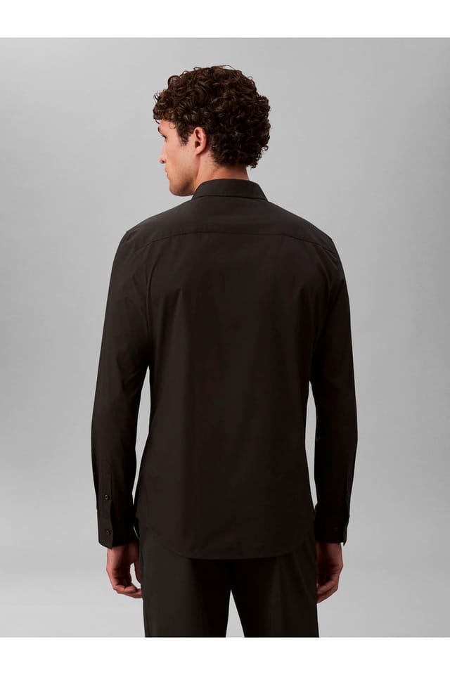 Calvin Klein Calvin Klein Men's Stretch Slim Shirt Black - 3