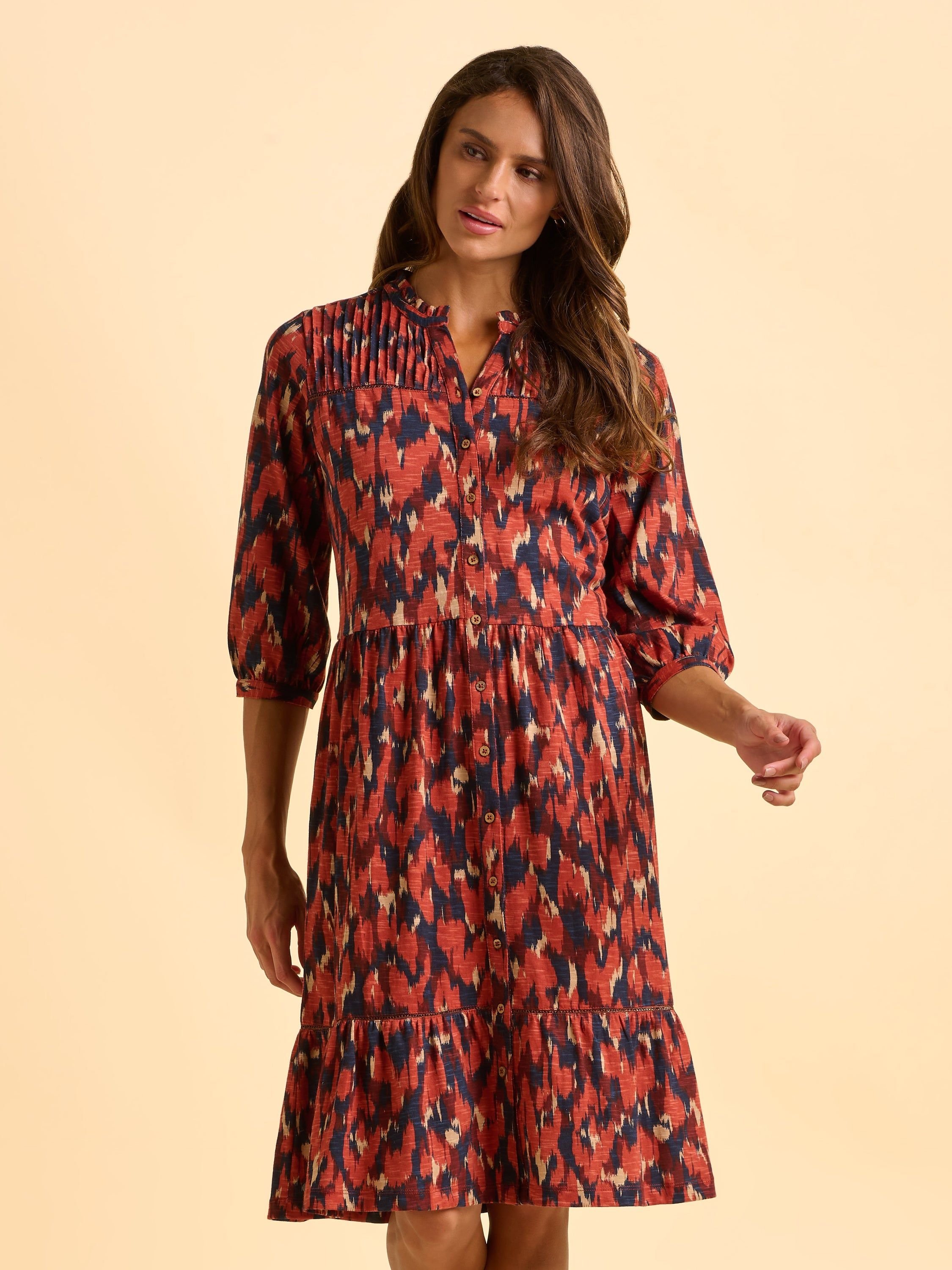 Brakeburn Brakeburn Women's Aurora Dress in Red - 2