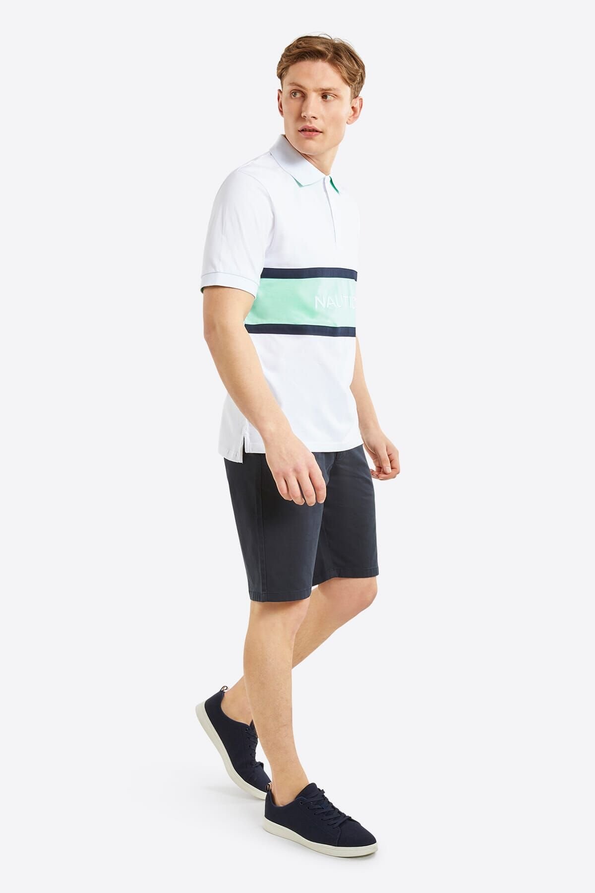 Nautica Nautica Men's 'Otley' Polo Shirt in White - 3