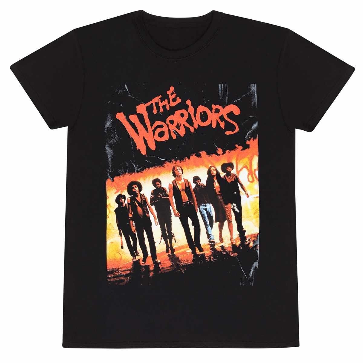 The Warriors The Warriors Men's Line Up Angle T-Shirt in Black - 2