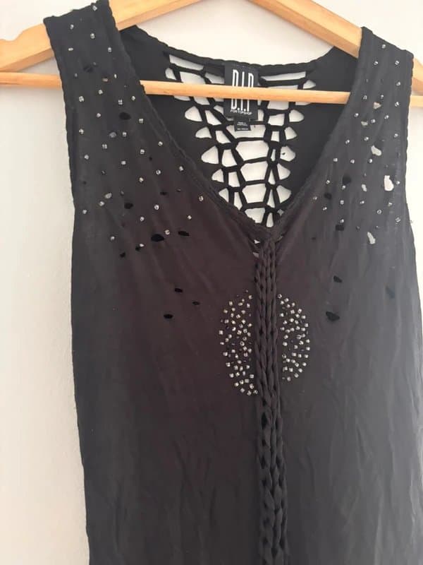 Topshop Y2K grunge Topshop embellished tank