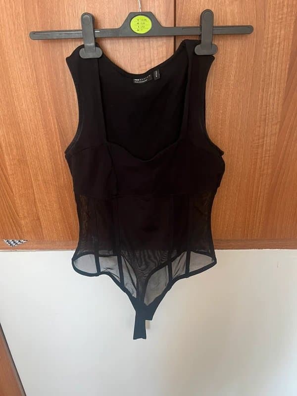 ASOS Design Black mesh body size 12