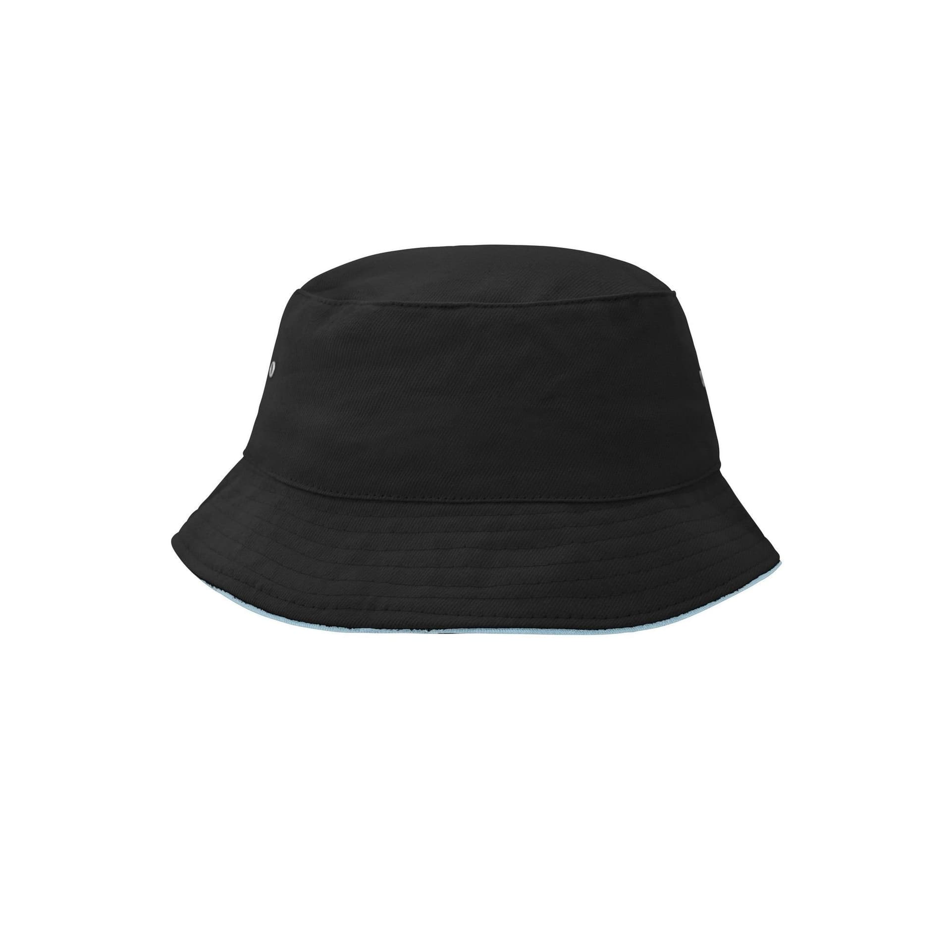 Myrtle Beach Myrtle Beach Men's Fisherman Piped Bucket Hat in True Black