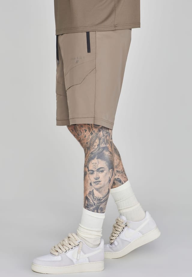 SikSilk SikSilk Men's Cargo Shorts in Brown - 2