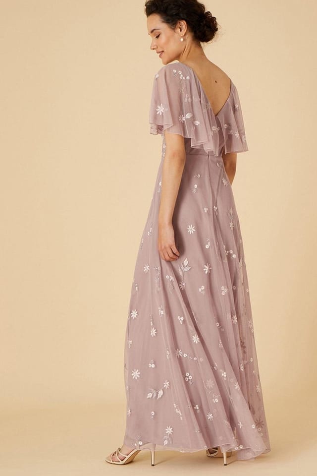 Monsoon Monsoon Women's 'Rhonda' Embellished Maxi Dress in Brown - 3