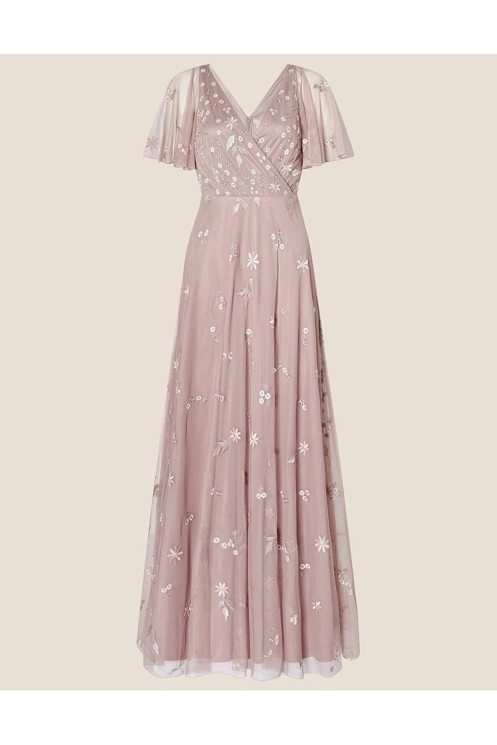 Monsoon Monsoon Women's 'Rhonda' Embellished Maxi Dress in Brown - 4