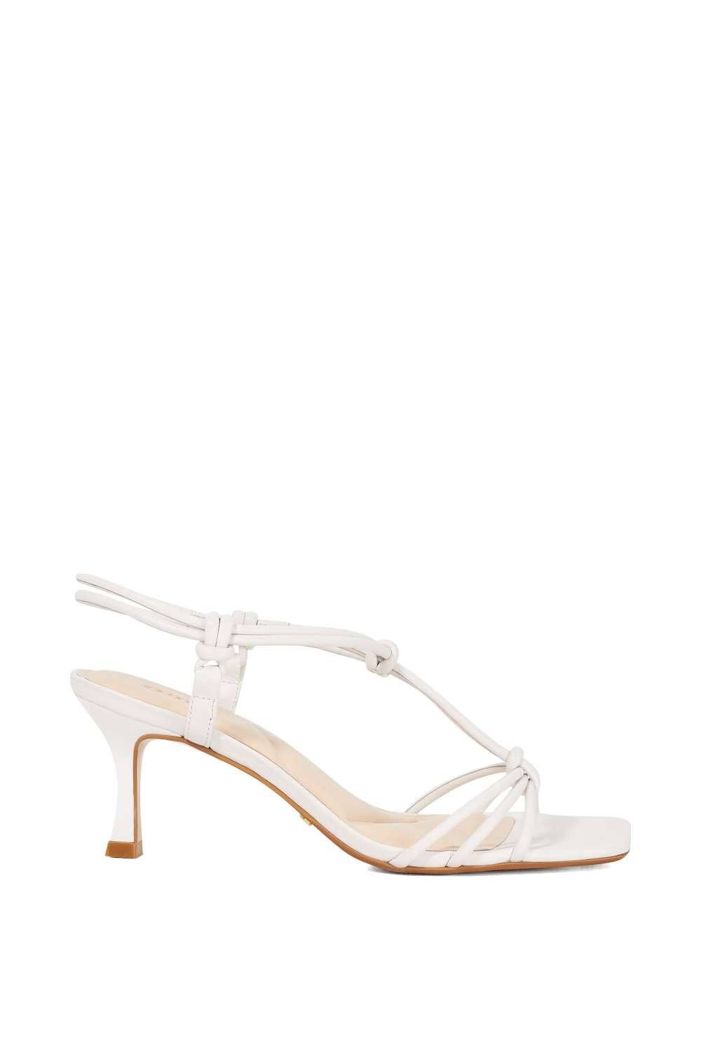 Dune London Dune London Women's 'Matti' Leather Sandals in White - 4