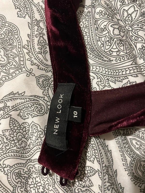 New Look Velvet bodysuit