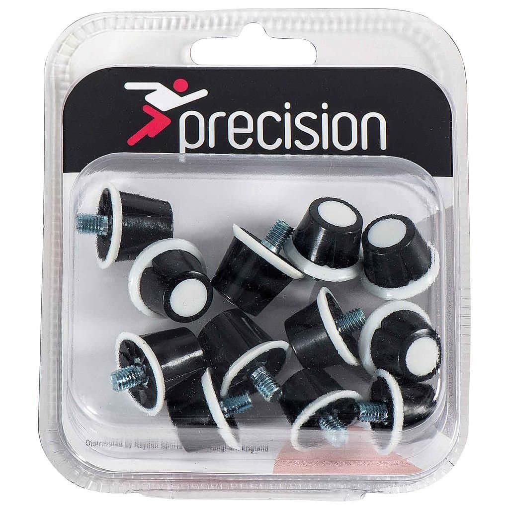 Precision Precision Men's Nylon Football Studs (Pack Of 12) in Black