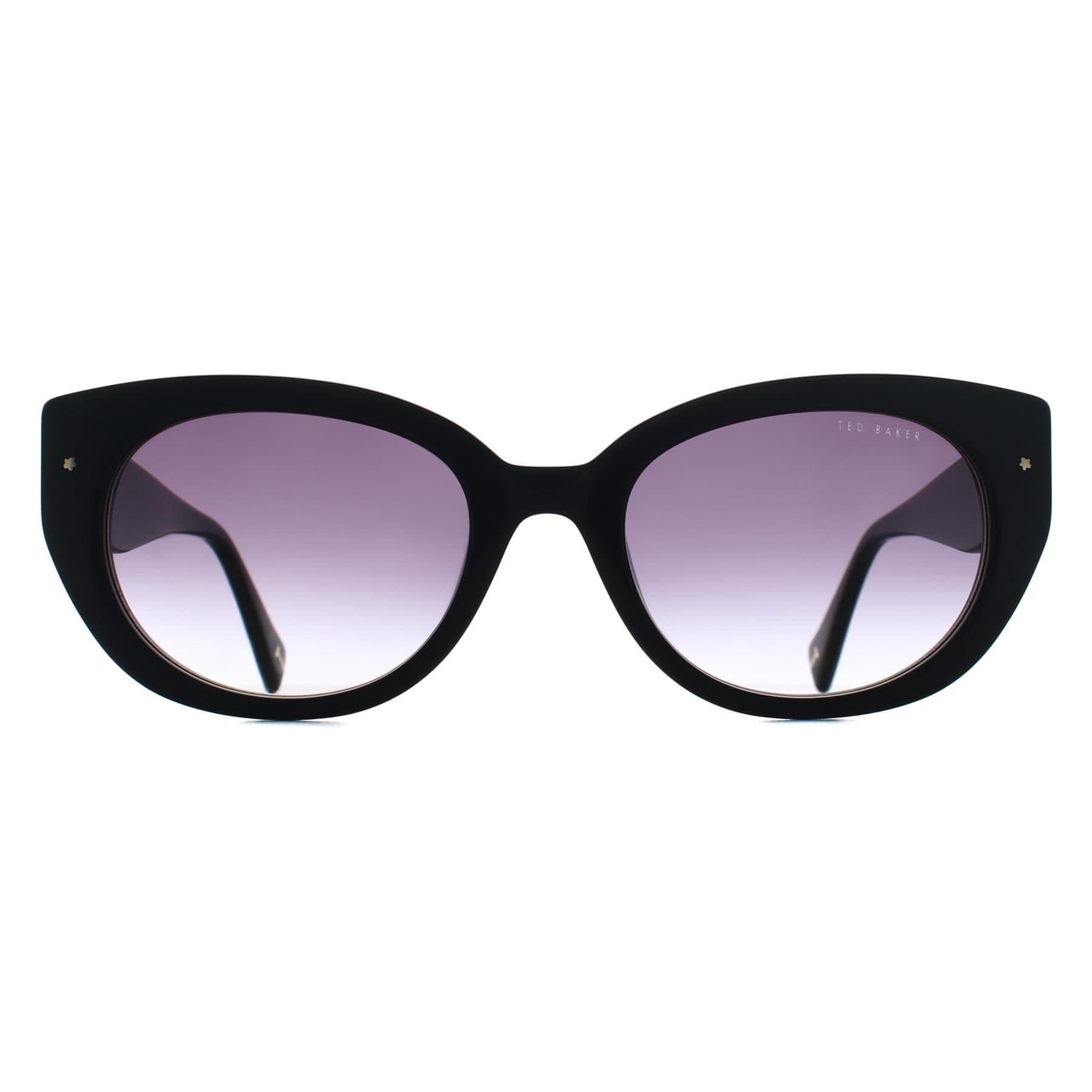 Ted Baker Ted Baker Women's Oval Gloss Black Grey Gradient TB1737