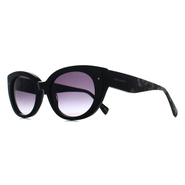 Ted Baker Ted Baker Women's Oval Gloss Black Grey Gradient TB1737 - 2
