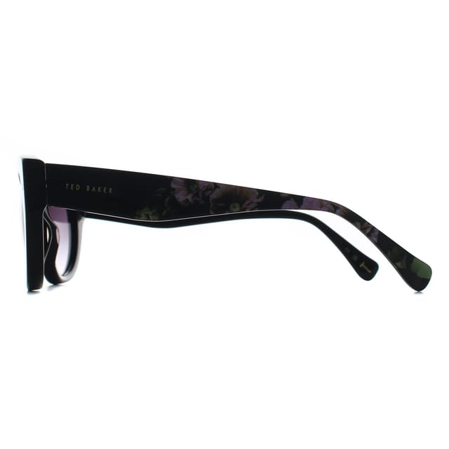 Ted Baker Ted Baker Women's Oval Gloss Black Grey Gradient TB1737 - 3