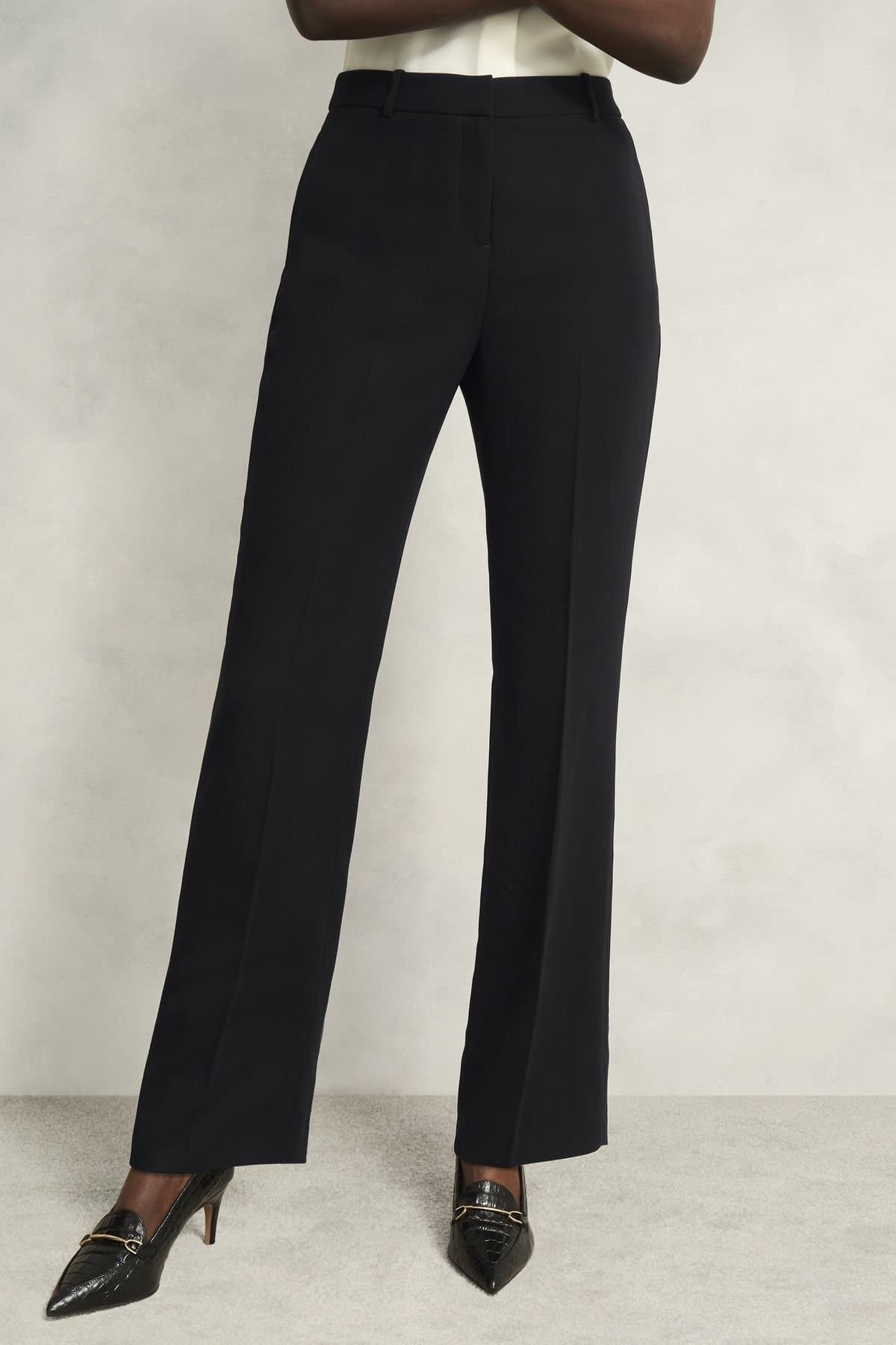 Hobbs London Hobbs London Black Straight Leg Trousers