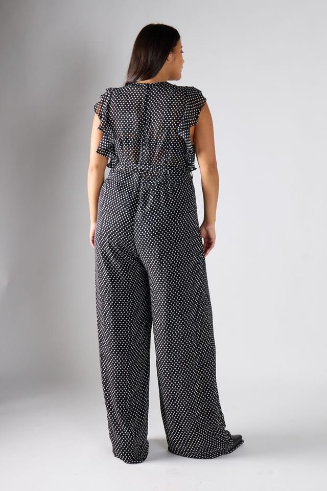 Shnoo Shnoo Women's Wide Leg Jumpsuit in Black - 2