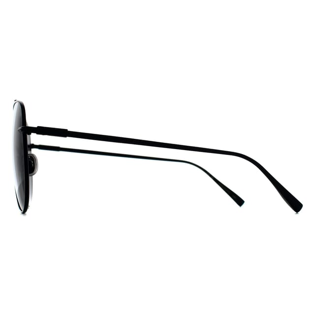 Salvatore Ferragamo Salvatore Ferragamo Men's Aviator Matte Black Dark Grey SF308S - 3