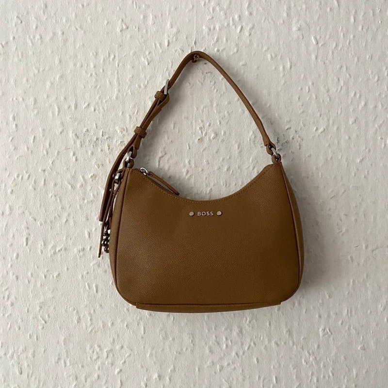 Hugo Boss Hugo Boss - grained leather hobo shoulder bag RRP £189