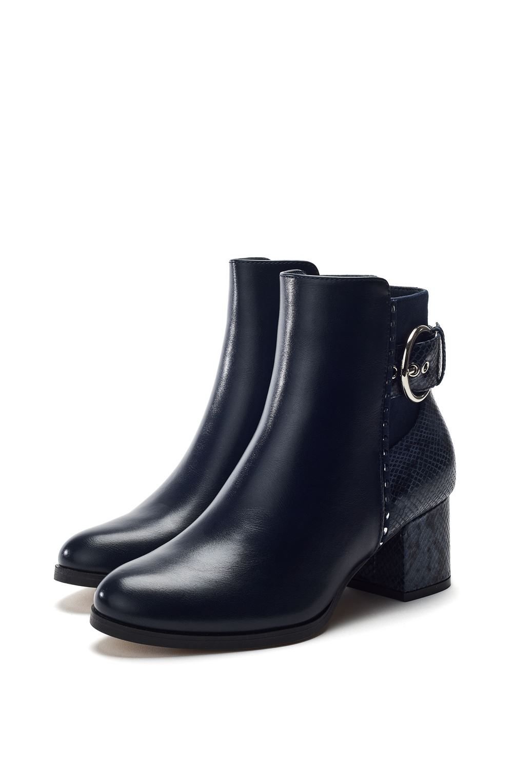 Moda In Pelle Moda In Pelle Women's 'Panay' Porvair Ankle Boots in Navy - 2