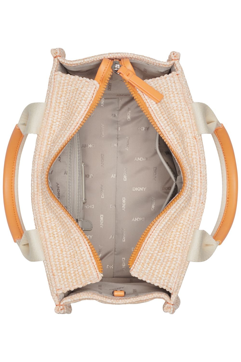 DKNY DKNY Women's Hadlee Md Tote Woven Straw in Orange - 4