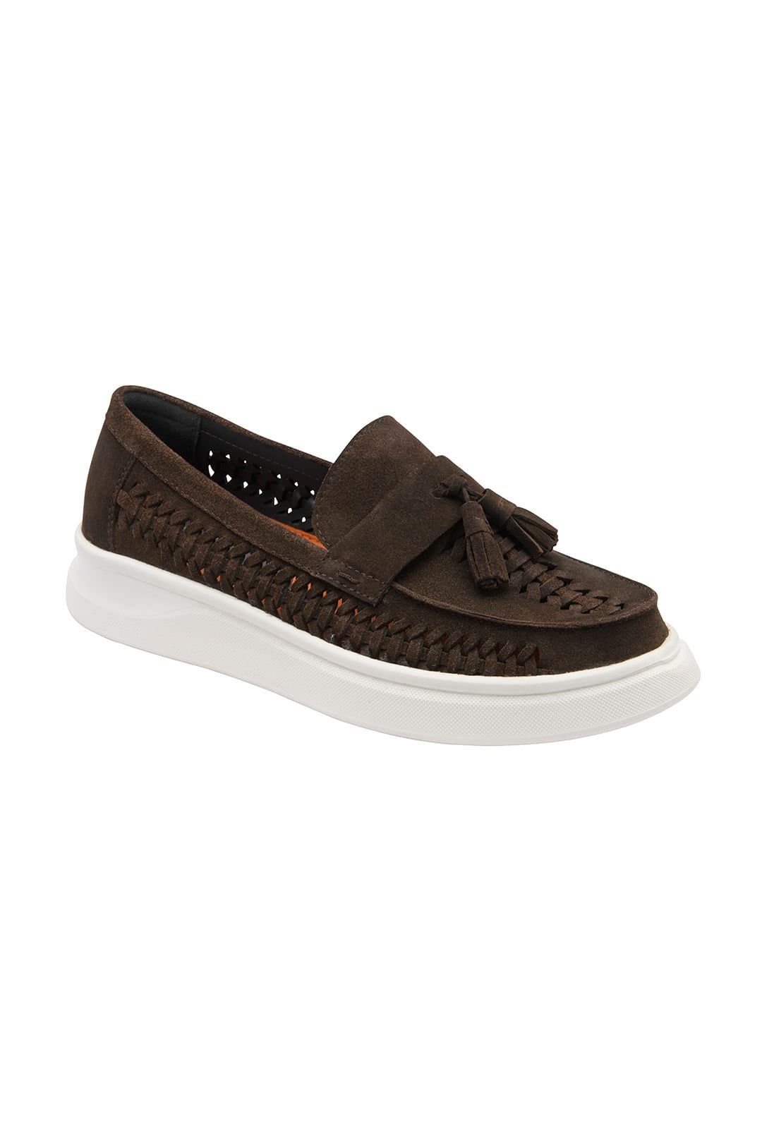 Frank Wright Frank Wright Men's Suede 'Robson' Loafers in Brown