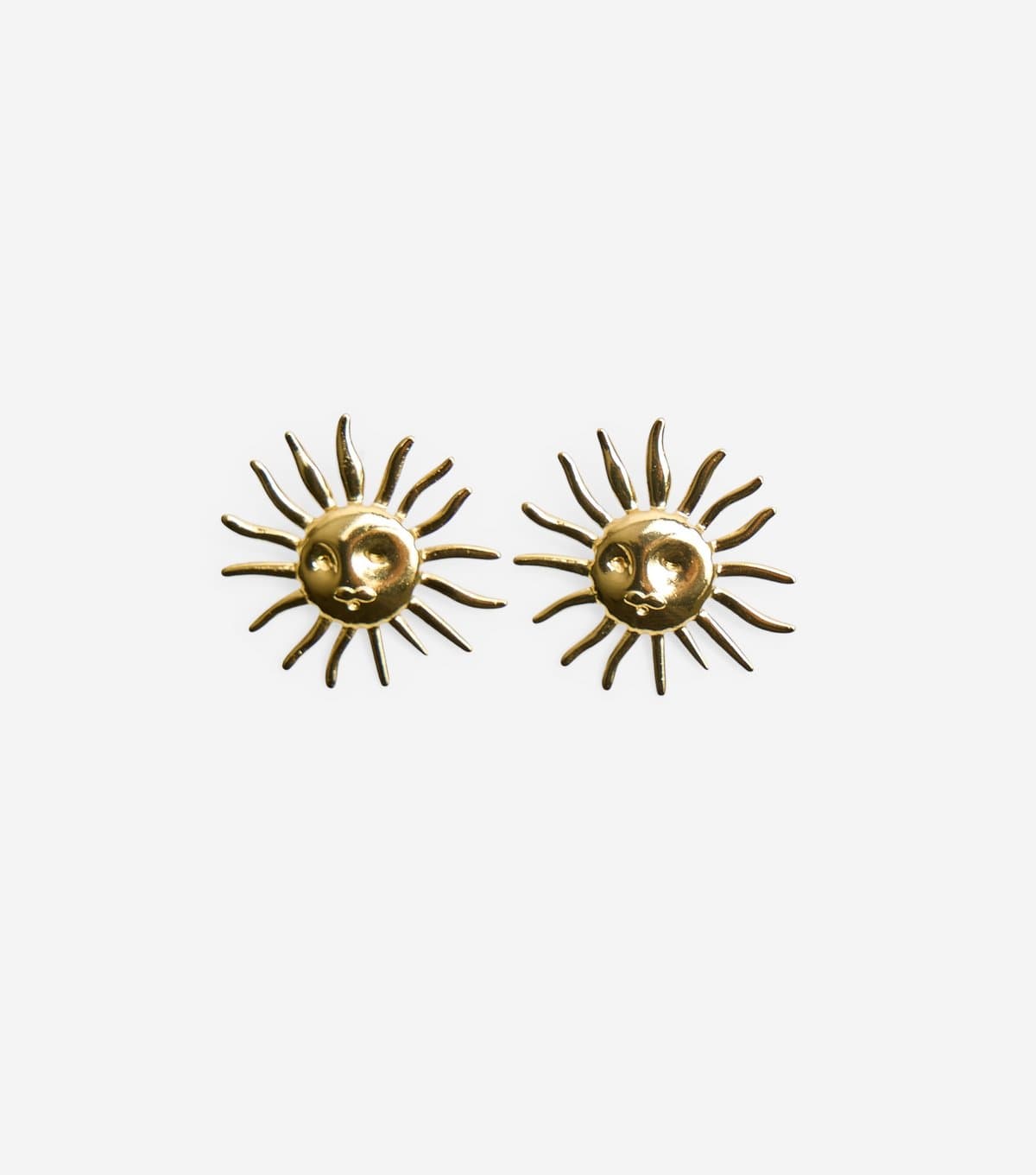 Public Desire Gold Plated Sunshine Stud Earrings Public Desire New Look