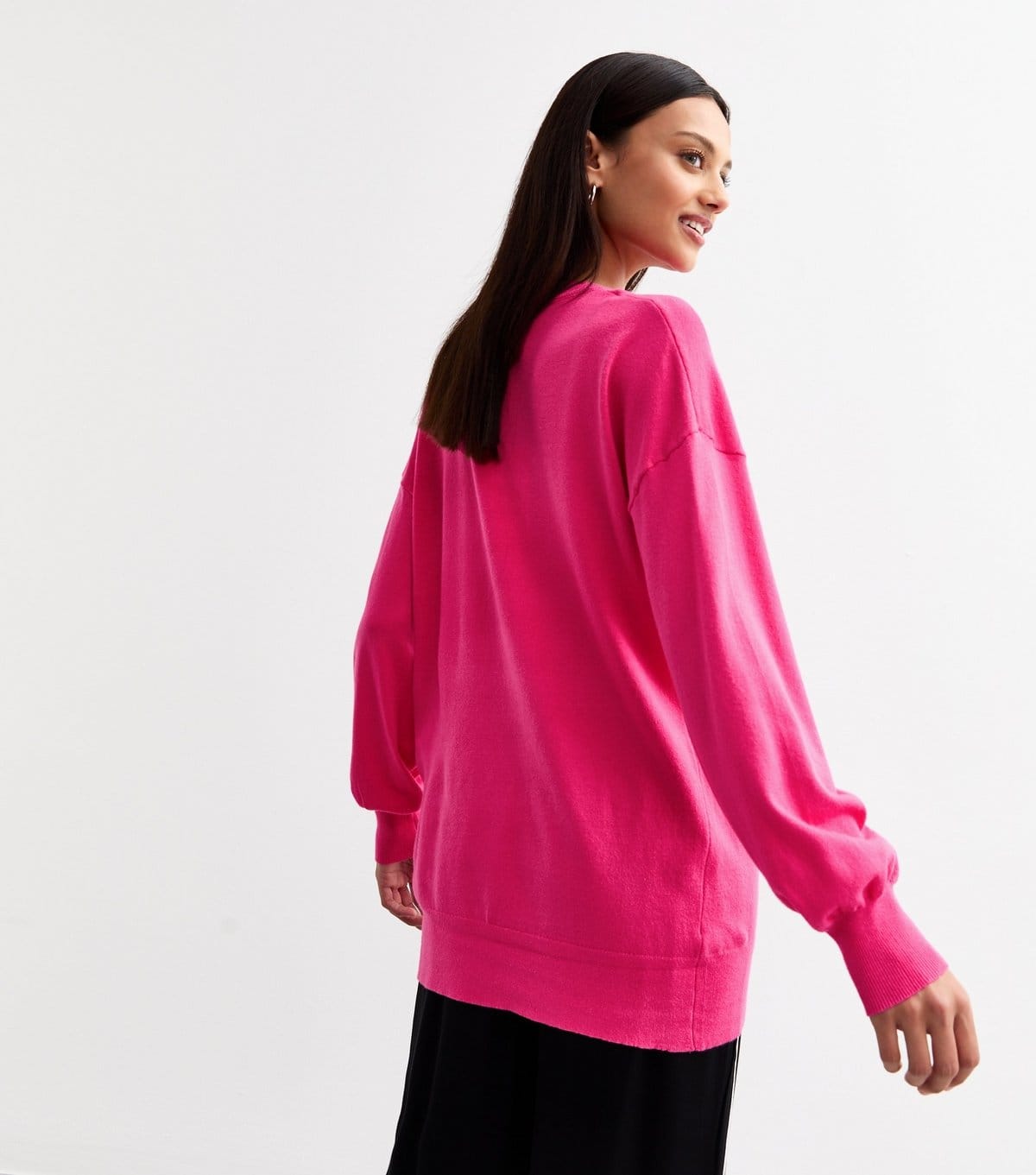 Sunshine Soul Women's Pink V-Neck Jumper Sunshine Soul New Look - 4