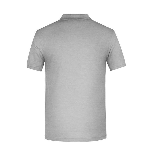 James and Nicholson James and Nicholson Men's Bio Workwear Polo Shirt in Grey - 2