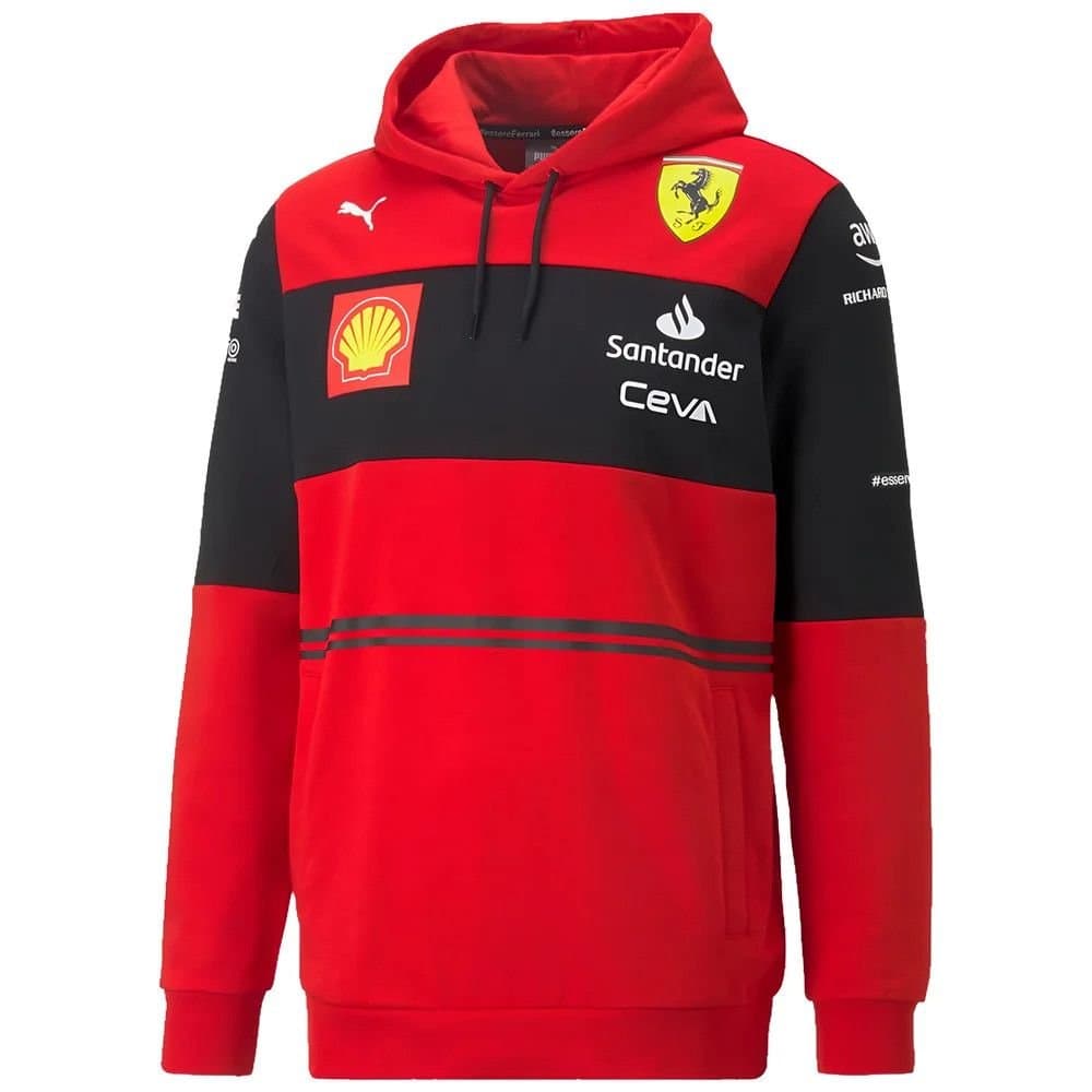 Scuderia Ferrari Scuderia Ferrari Men's Personalised 2022 Team Tech Fleece Red