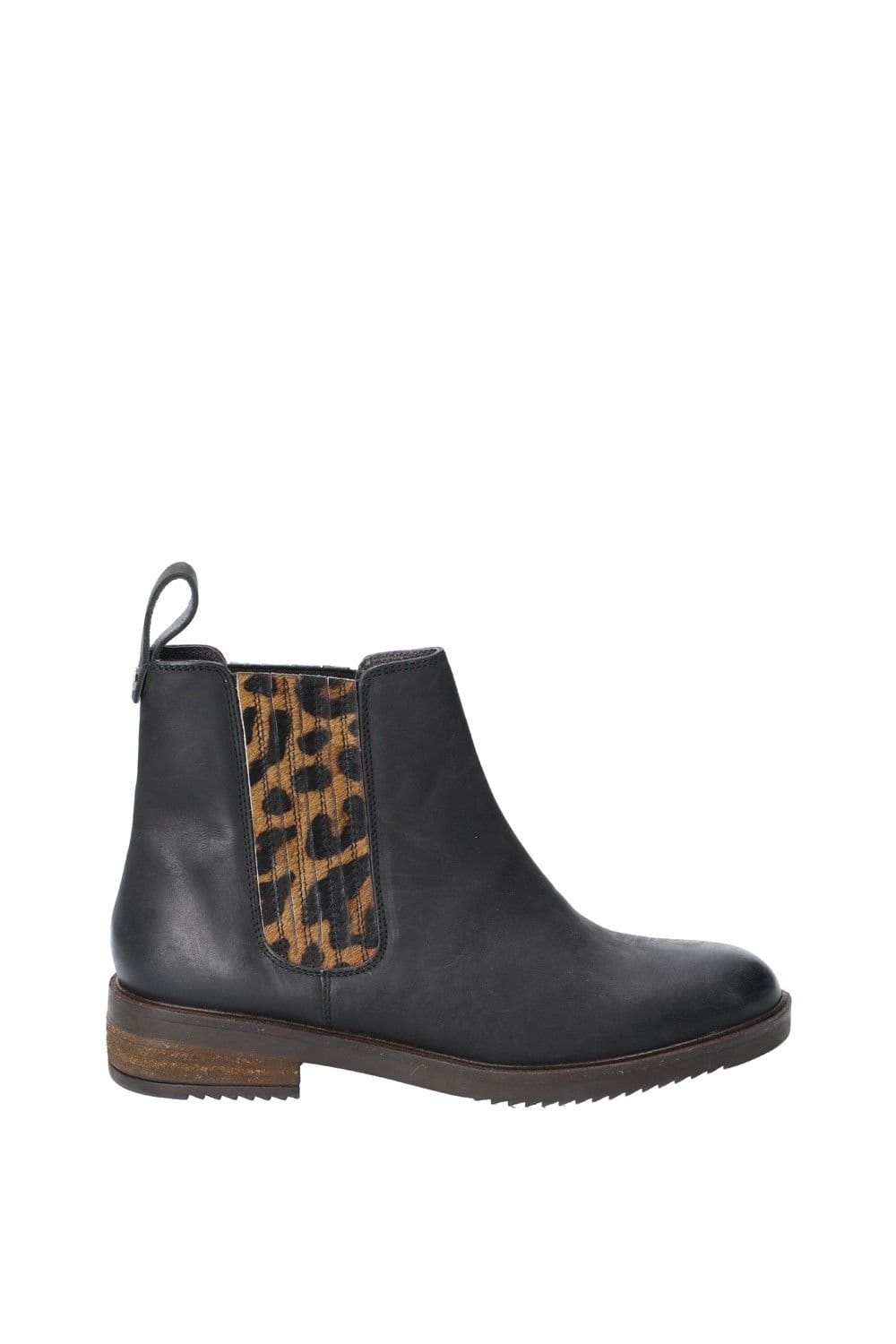 Hush Puppies Hush Puppies Women's 'Stella' Leather Ankle Boots in Black - 4