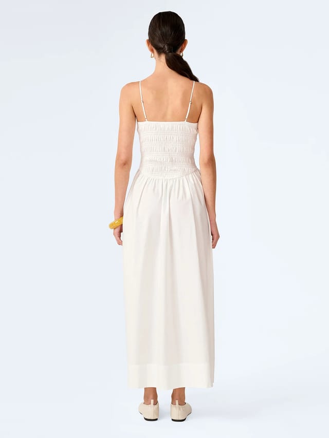OMNES Paulina Dress in White - 3