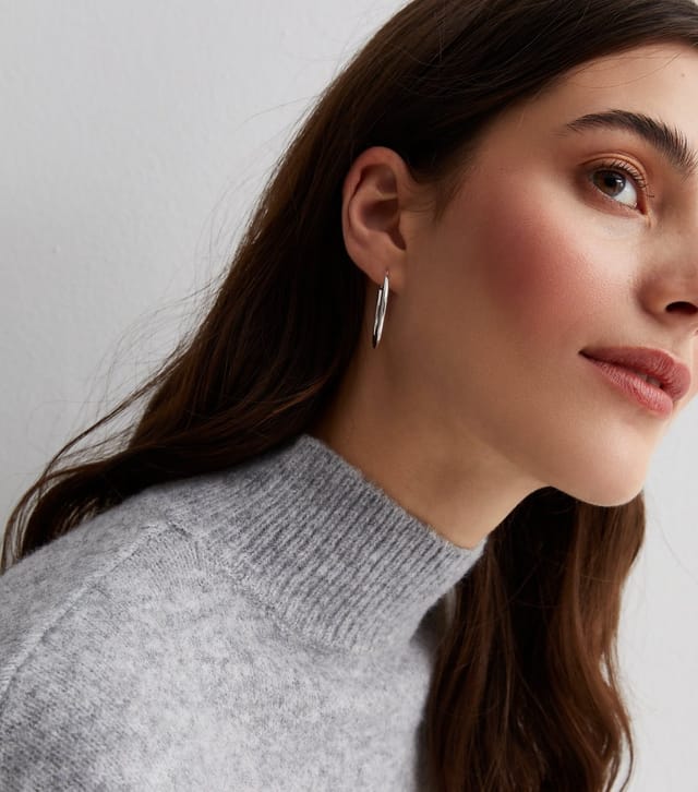 New Look Silver Plated 30mm Hoop Earrings New Look - 2