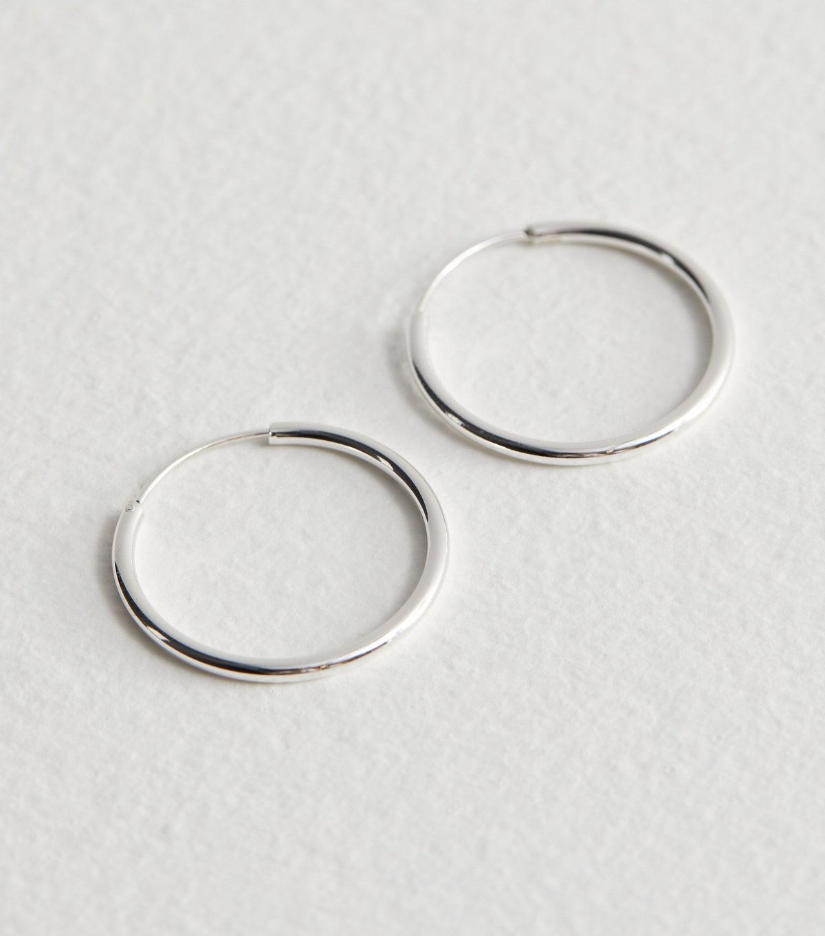 New Look Silver Plated 30mm Hoop Earrings New Look - 4