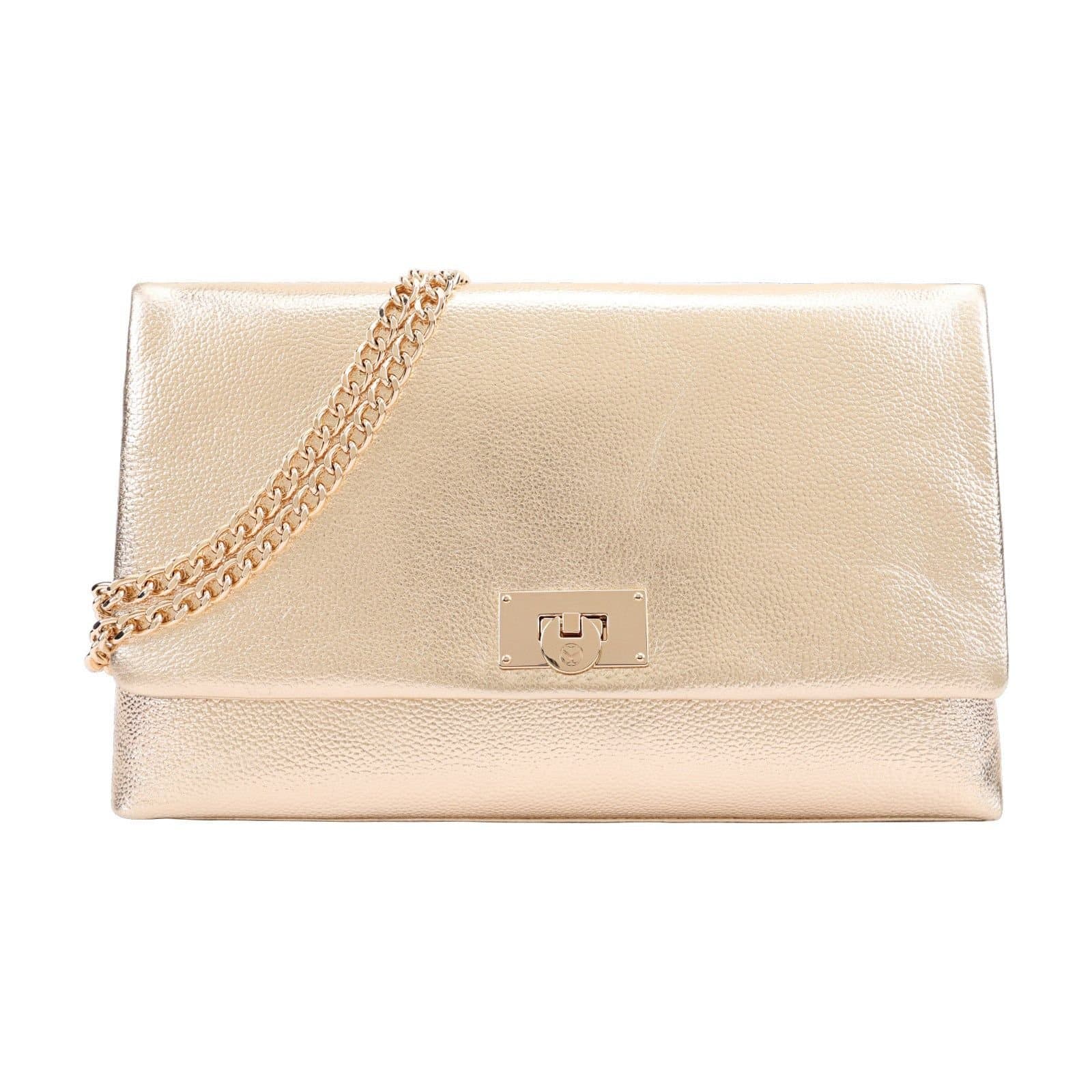 Sosandar SOSANDAR Women's Madison Crossbody Bag in Gold