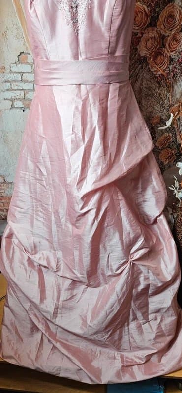 Alexia Designs Alexia Designs Pink Halterneck Ball prom Gown – UK 14