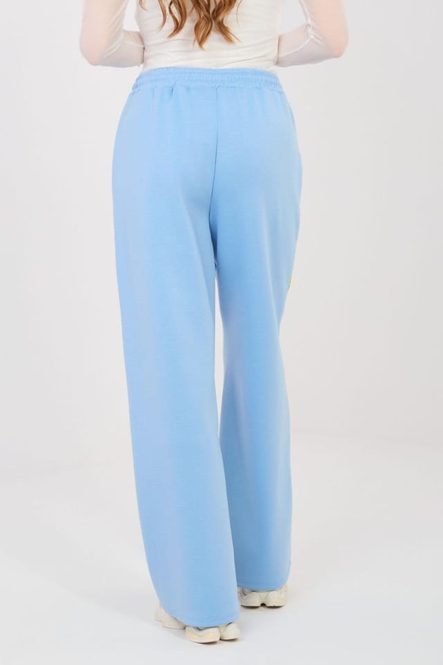 Love Lace Love Lace Women's Stripe Tracksuit Sweatpants in Blue - 2