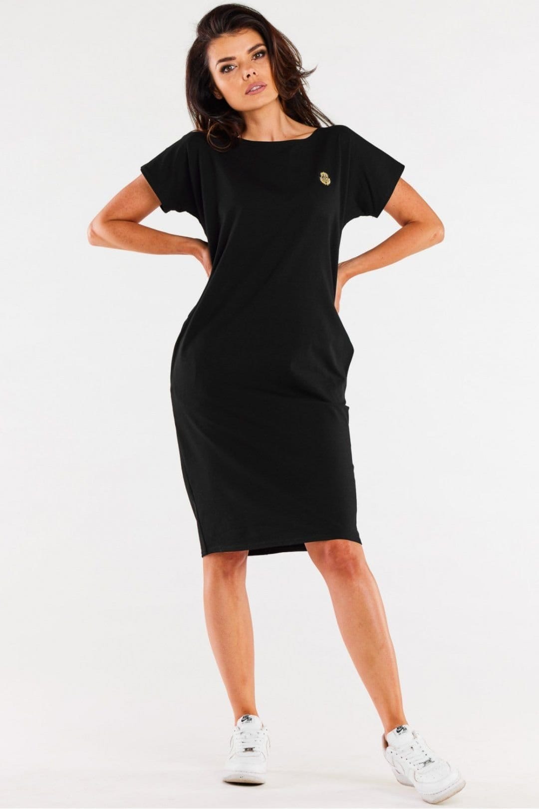 Love Lace Black Cotton Elastane Mini Dress