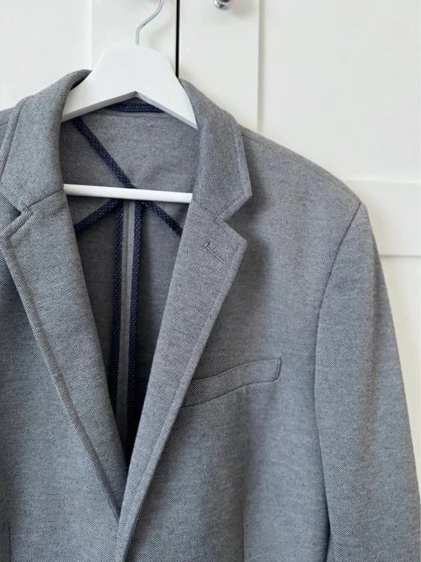 New Look 🩶 New Look Men Grey Tailored Blazer – Size 42R