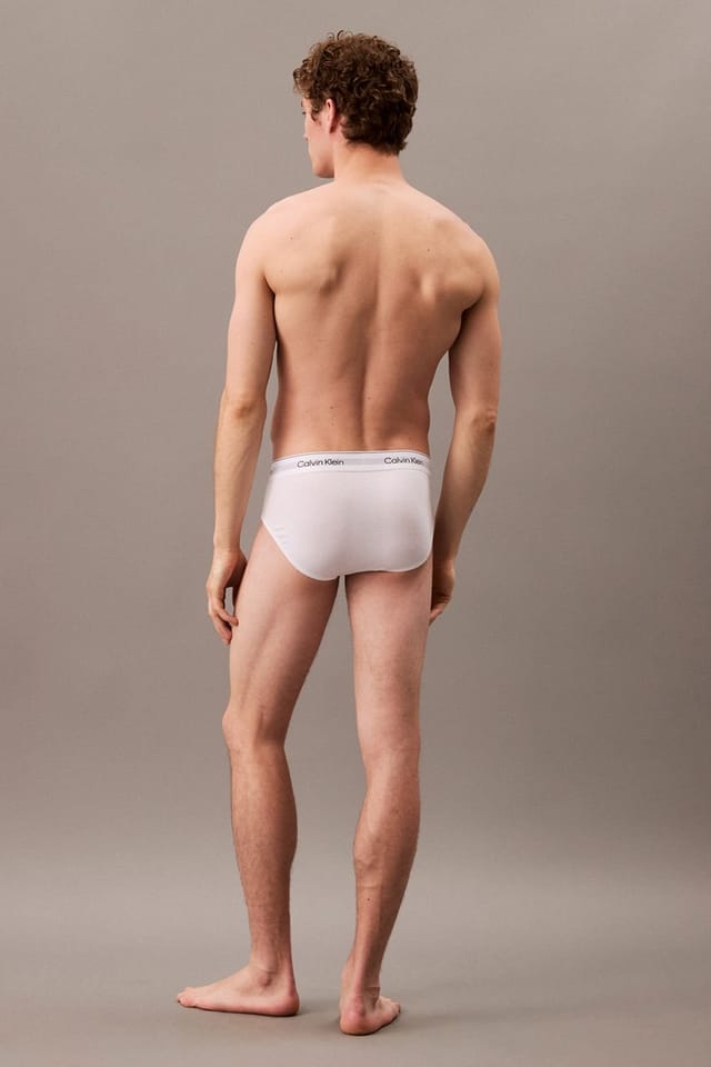 Calvin Klein Calvin Klein Men's Icon Cotton Hip Brief 3Pk White - 3