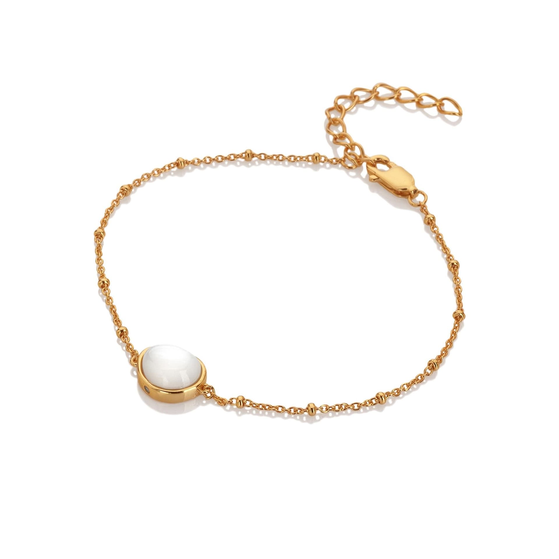Hot Diamonds Hot Diamonds Women's HD X GE Calm Bracelet - MOP in Gold