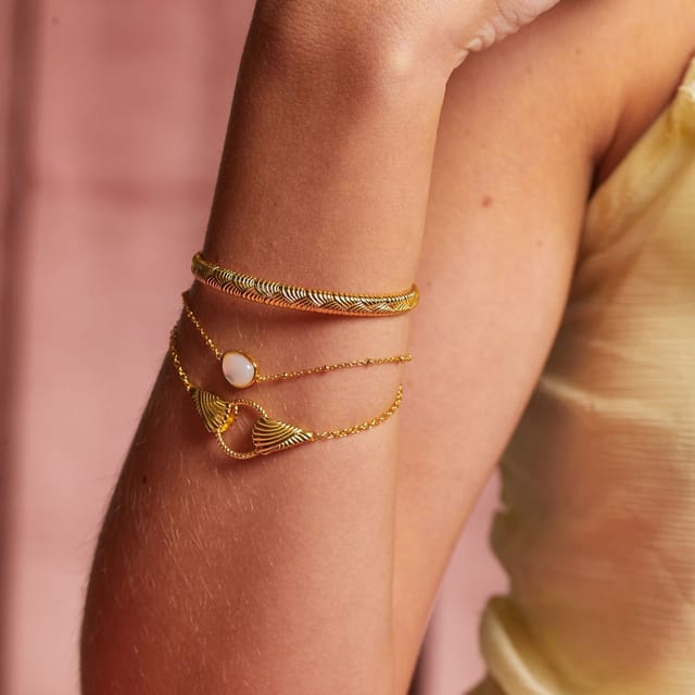 Hot Diamonds Hot Diamonds Women's HD X GE Calm Bracelet - MOP in Gold - 2