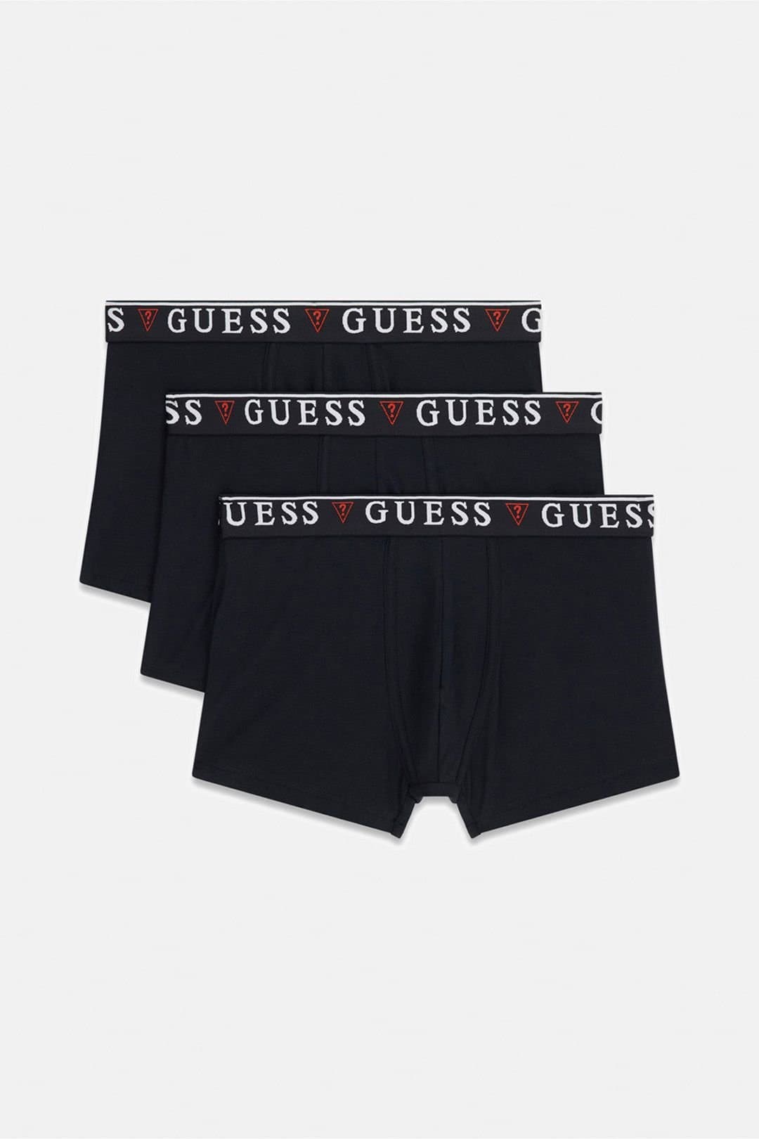 Guess Guess Men's Brian Hero Boxer Trunk 3 Pack White