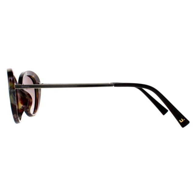 INVU INVU Women's Oval Cloud Brown Sage Tortoise Brown Polarized B2108 - 3