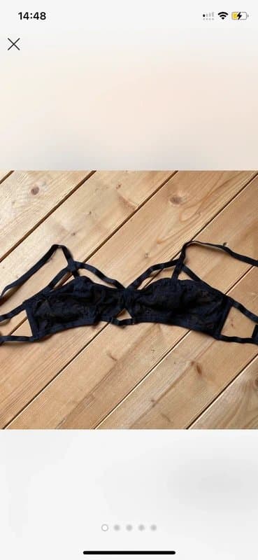 ASOS Black lace bra