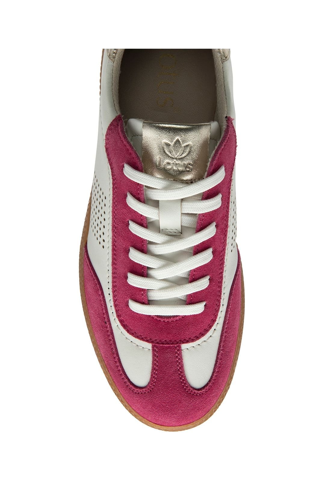 Lotus Lotus Women's 'Frapporta' Leather & Suede Trainers in Pink - 4