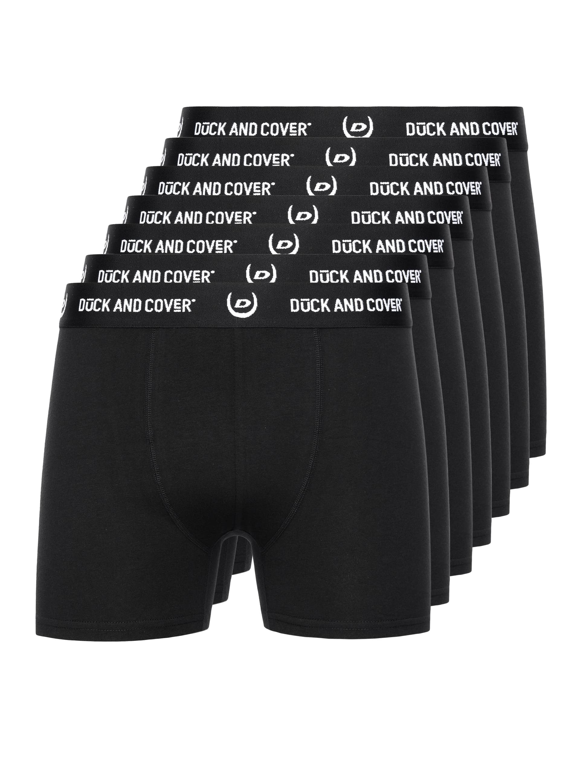 Duck&Cover Duck&Cover Men's Anvilli Boxers 7pk in Black