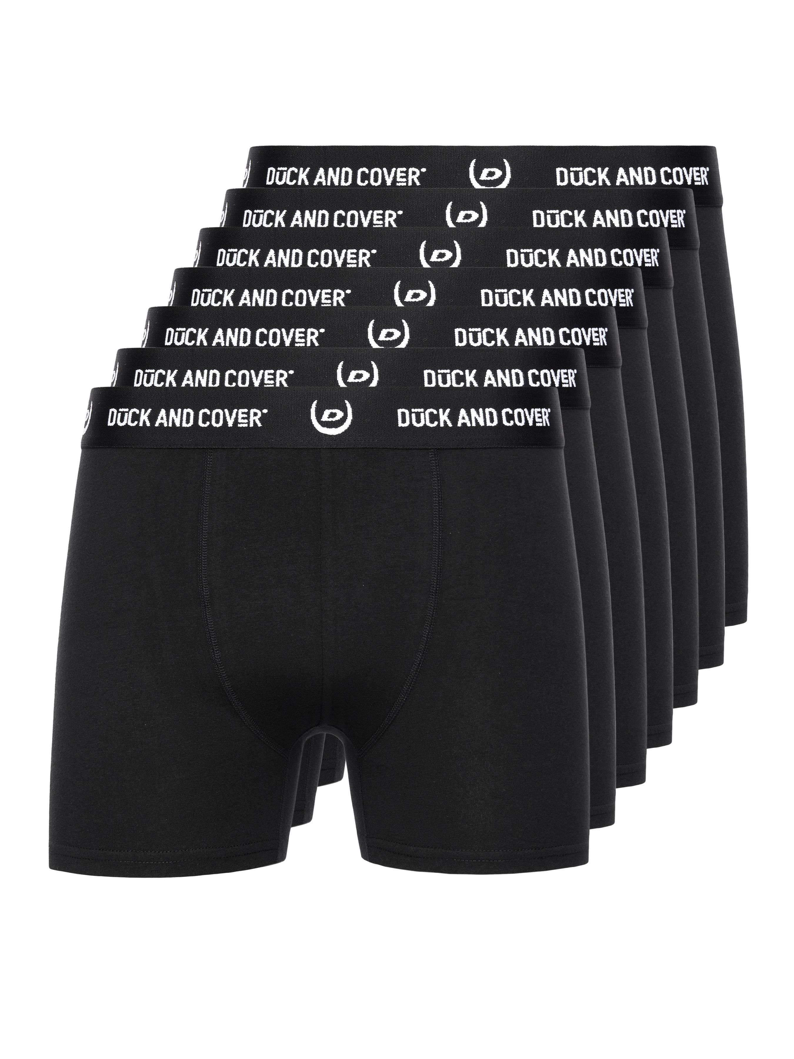 Duck&Cover Duck&Cover Men's Anvilli Boxers 7pk in Black - 2