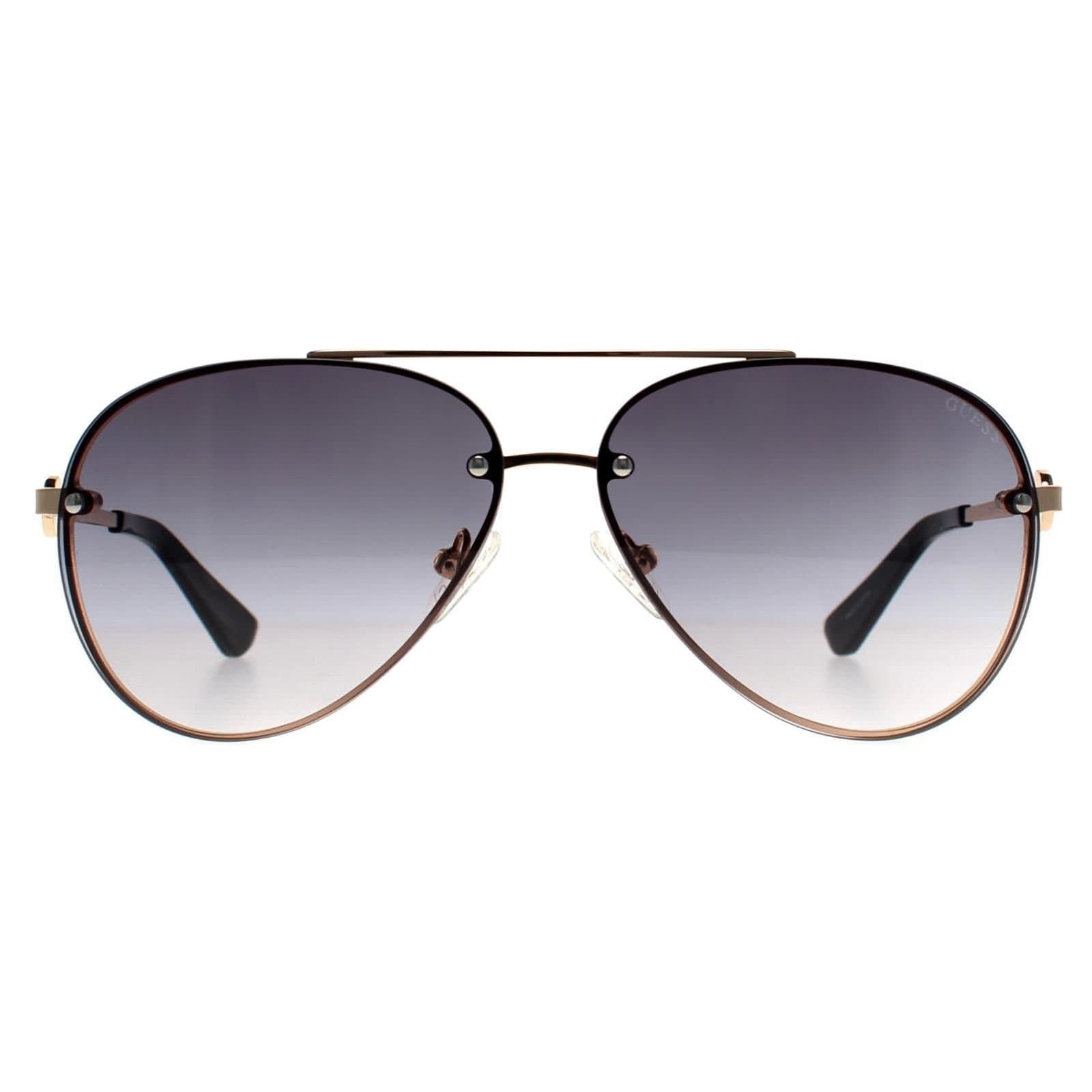 Guess Guess Women's Aviator Gold Grey Gradient GF6107