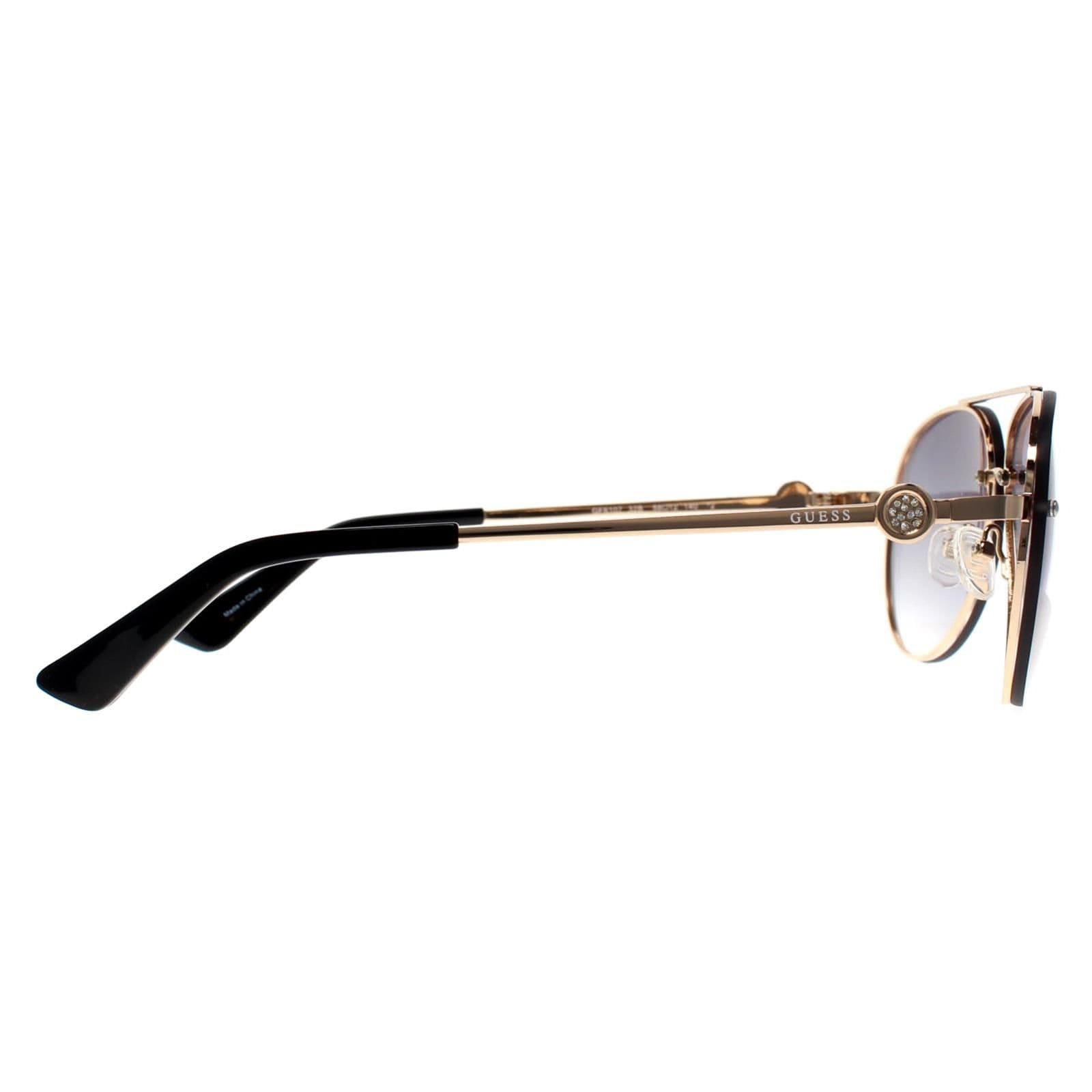 Guess Guess Women's Aviator Gold Grey Gradient GF6107 - 4