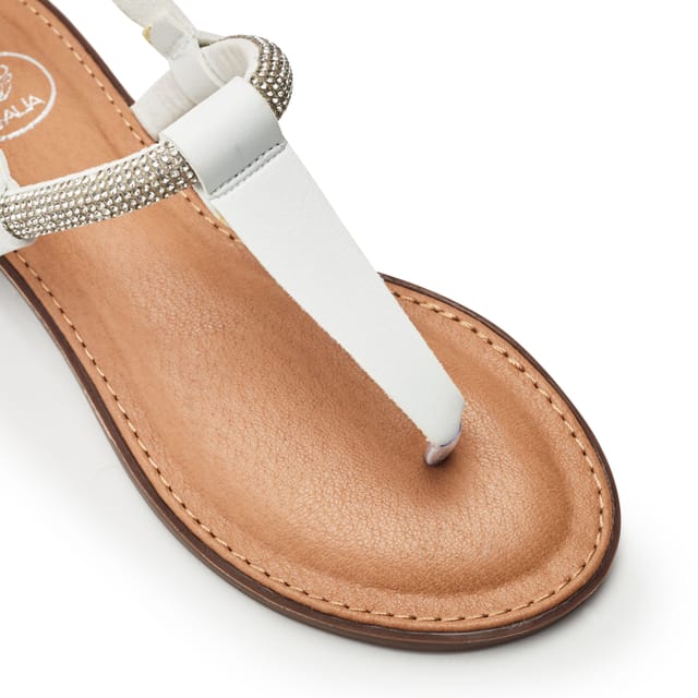 b.soleful b.soleful Women's 'Livora' Porvair Sandals in White - 2