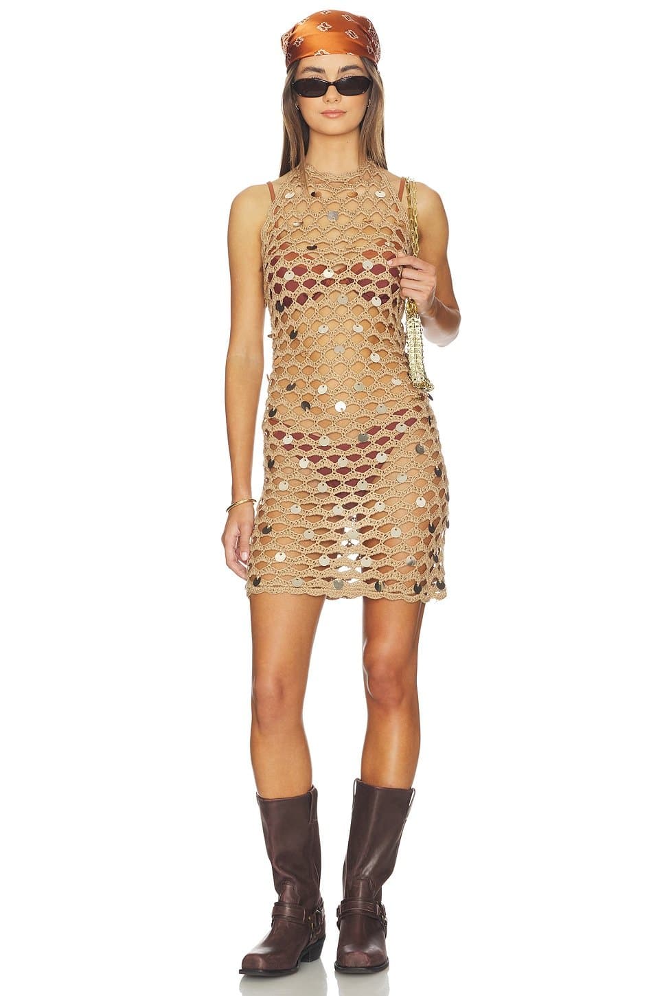 revolve Kippa Halter Mini Dress